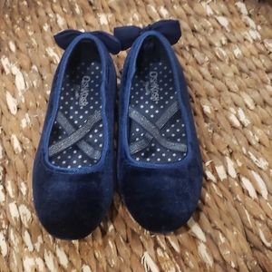SALE Oshkosh Bgosh slides blue velvet size 13